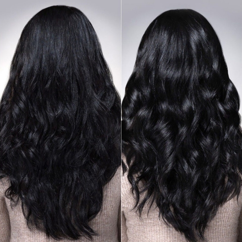 Moroccanoil Extra strong lak pre i posle Moroccanoil Extra strong lak pre i posle