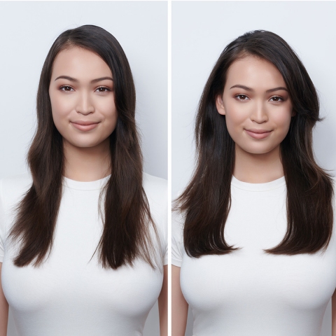 Moroccanoil pena za volumen Root Boost i Mousse pre i posle Moroccanoil pena za volumen Root Boost i Mousse pre i posle