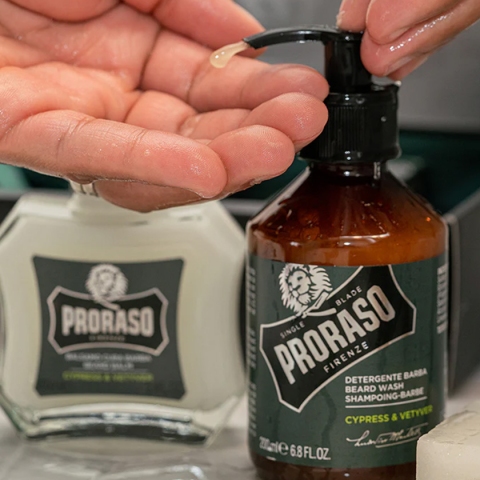 Proraso šampon za bradu cypras & vetiver upotreba Proraso šampon za bradu cypras & vetiver upotreba