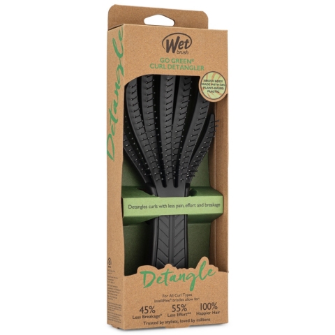 Wet brush Go green Curl Detangling Brush Black cetka pakovanje Wet brush Go green Curl Detangling Brush Black cetka pakovanje
