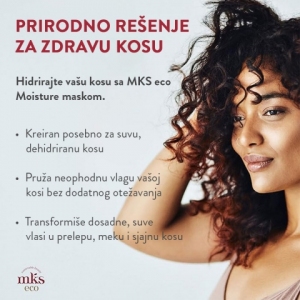 MKS eco Moisture hidratantna maska za dubinsku negu kose sa arganovim uljem MKS eco Moisture hidratantna maska za dubinsku negu kose sa arganovim uljem