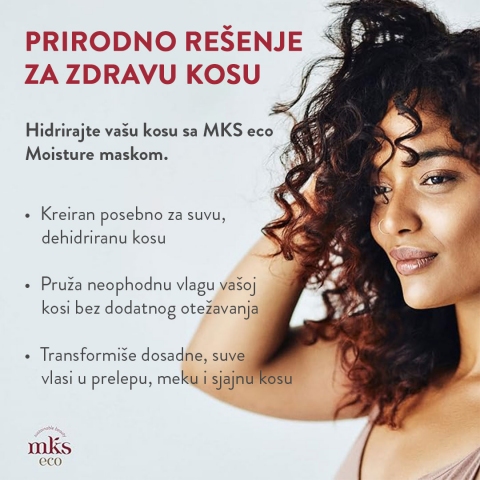 MKS eco Srbija Moisture hidratantna maska za dubinsku negu kose sa arganovim uljem MKS eco Srbija Moisture hidratantna maska za dubinsku negu kose sa arganovim uljem